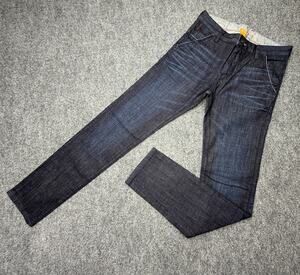 Hugo Boss Orange Jeans Mens 29x32 Dark Indigo Stretch Denim Straight NWOT